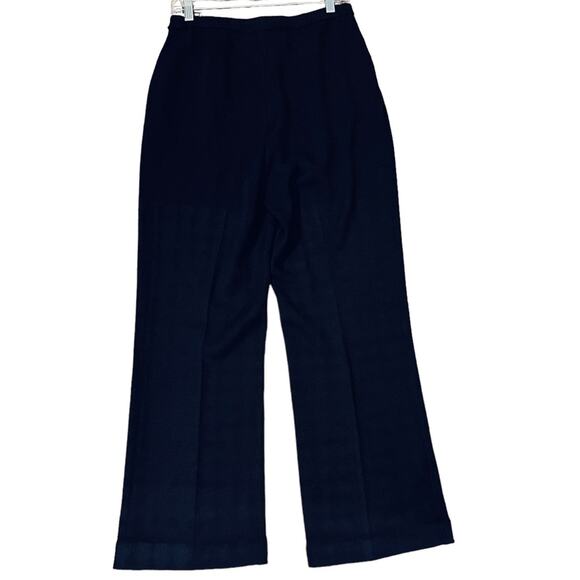 St. John By Marie Gray Santana Double Breast Blazer Pant Suit Set Black Size 10 - Picture 7 of 9